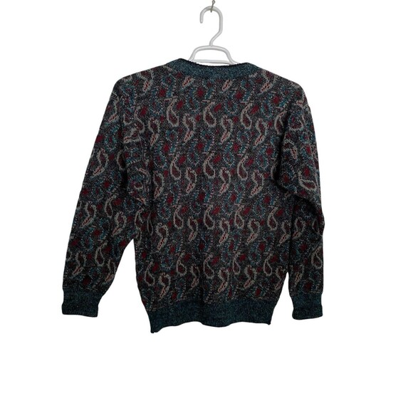 JJ Cochran Vintage Men's Paisley Crewneck Sweater Size M 42" Chest Large? - Picture 7 of 7
